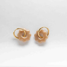 Charger l'image dans la galerie, Boucles fleurs | Sable doré