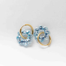 Charger l'image dans la galerie, Boucles fleurs | Clair de lune