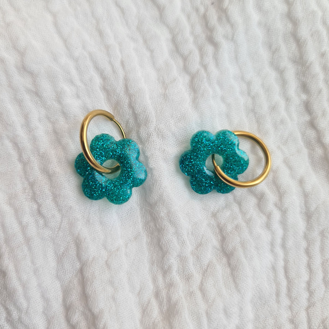 Boucles fleurs | Lagoon pop*