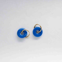 Charger l&#39;image dans la galerie, Boucles donut | Bleu majorelle
