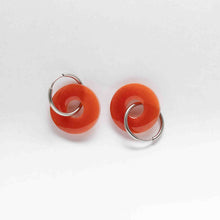 Charger l&#39;image dans la galerie, Boucles donut | Orange sanguine
