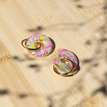 Charger l&#39;image dans la galerie, Boucles donut | Confetti pastel
