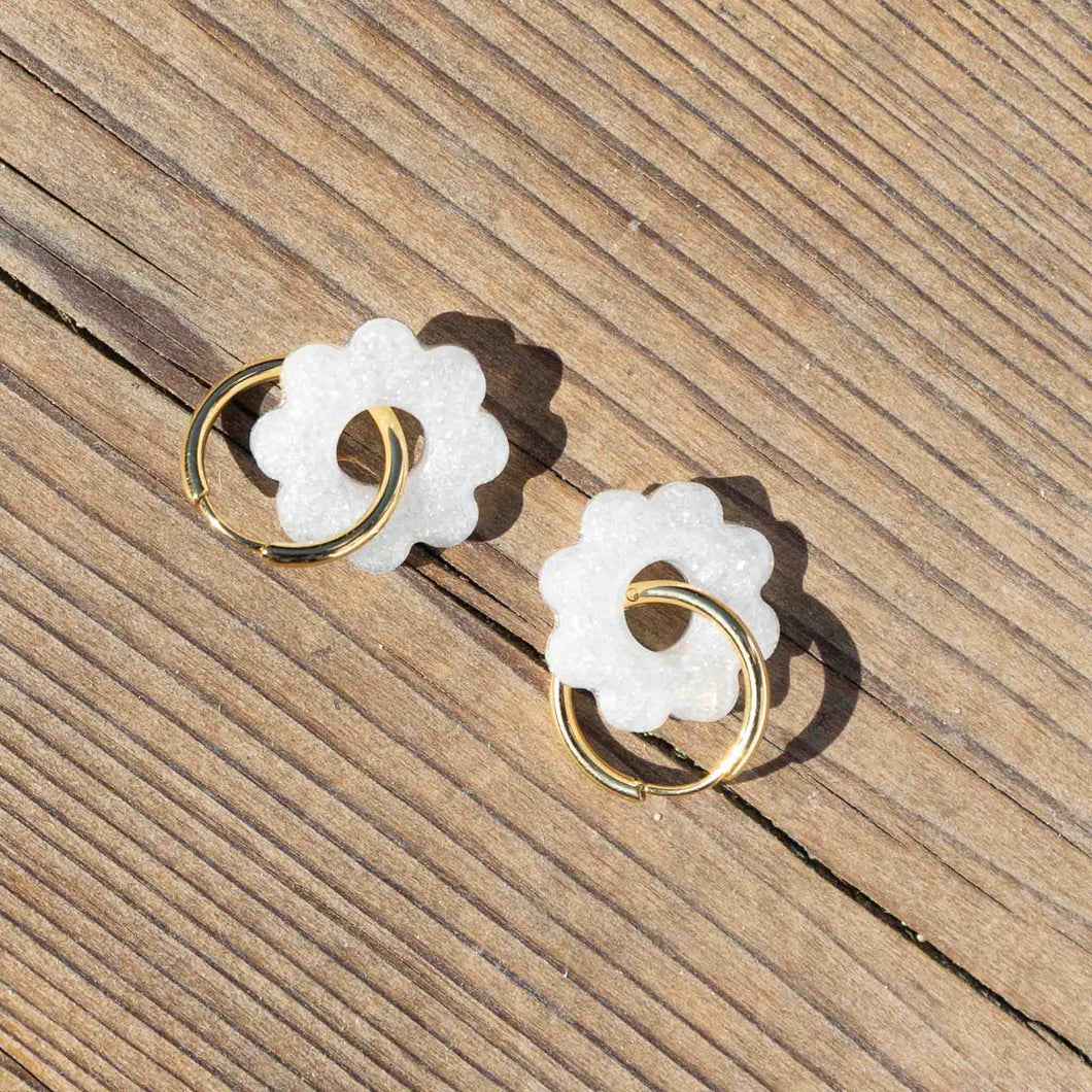 Boucles fleurs | Lune givrée