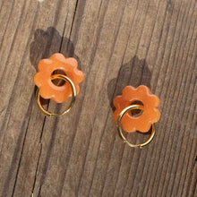 Charger l&#39;image dans la galerie, Boucles fleurs | Papaya
