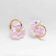 Charger l&#39;image dans la galerie, Boucles fleurs | Mermaid blush
