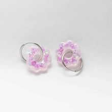 Charger l&#39;image dans la galerie, Boucles fleurs | Mermaid blush
